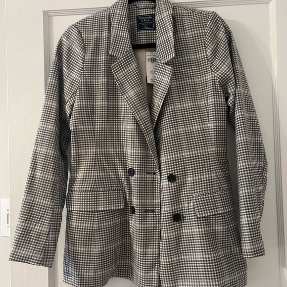 Abercrombie & fitch plaid blazer - Picture 2 of 3